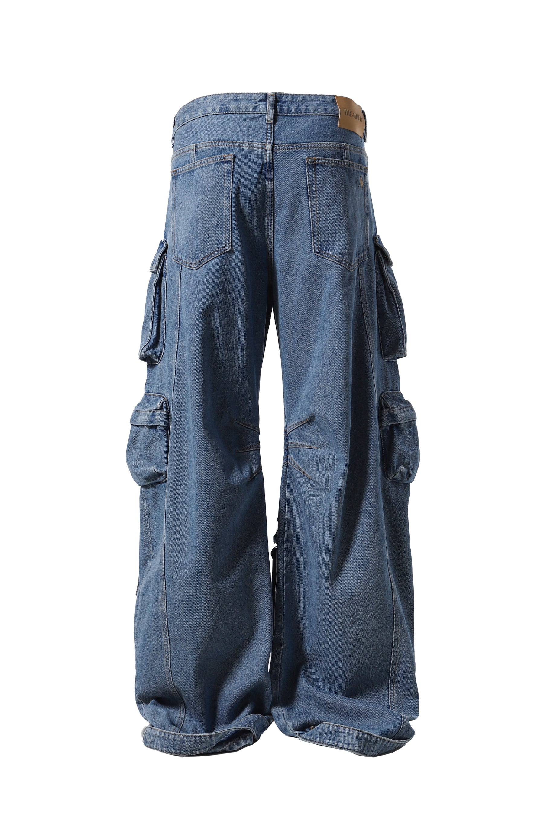 THE ATTICO PANTALONI LUNGHI 'FERN' / BLU