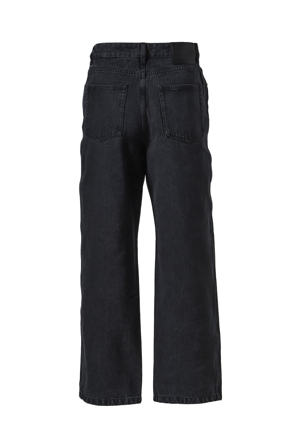 LOEWE ANAGRAM BAGGY JEANS / BLK